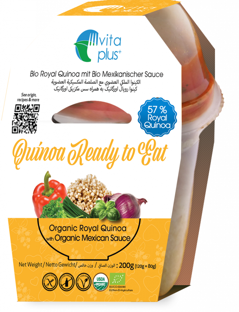 Organic Quinoa to Go! With Mexican Sauce (120+80Gr)